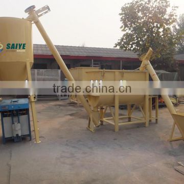 1-1.5t/h Horizontal dry mortar mixer production line