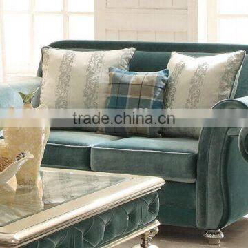 BISINI New Arrival European Style Living Room Sofa, Velvet Upholsteried Sofa Set, Sectional Leisure Furniture Sofa (BF01-X1194) photo-3