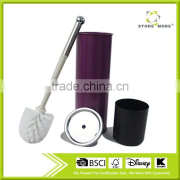 Home Basics Vented Stainless Steel Toilet Brush Holder