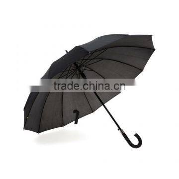 Automatic 12 panels big umbrella with rubber handle