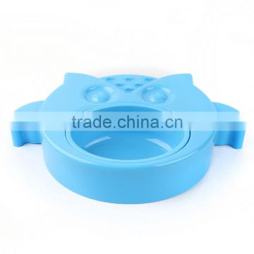 Cute plastic pet bowl,water feeding dish for cat dog puppy