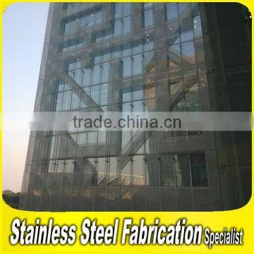 304 Stainless Steel Decorative Exterior Wall Perporated Metal Panels