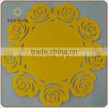 Wholesale Felt Cute Silica Gel Cup Mat photo-2