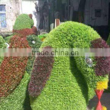 Homes Better Goods Gardens Decorative Edging 3ft to 17ft Height Simulation Plastic Green Grass Animal Statue Wall ELD06 2703 photo-2