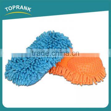 Hot sale two versatile cleaning surfaces microfiber car wash sponge