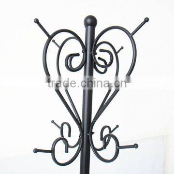 RH-4737 Multifunctional Metal Standing Coat Rack With Umbrella Holder Hat Clothes Coat Rack photo-5