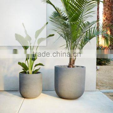 Modern Light Cement Planter.