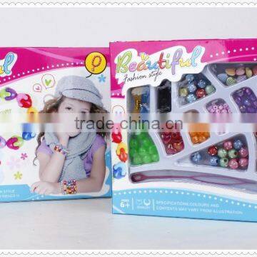 fashionable educational plastic DIY beads toys set for children