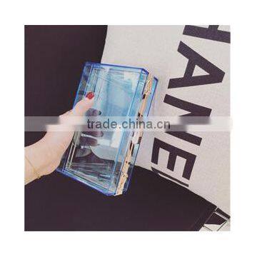 Wholesale Acrylic Lucite Perspex Ladies Ladies Clutch Evening Bag in Hand Acrylic Bag photo-4