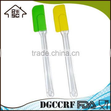 Butter Scraper With Transparent Handle Small Heat Resistant Cooking Utensil