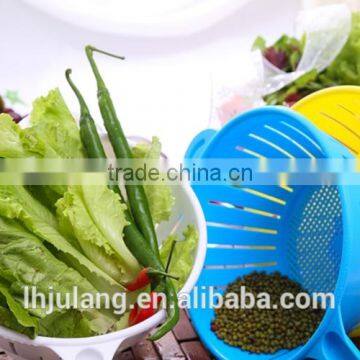New Design Plastic Vegetable Strainer/Kitchen Plastic Strainer With Handle/plastic Colander With Handle photo-2