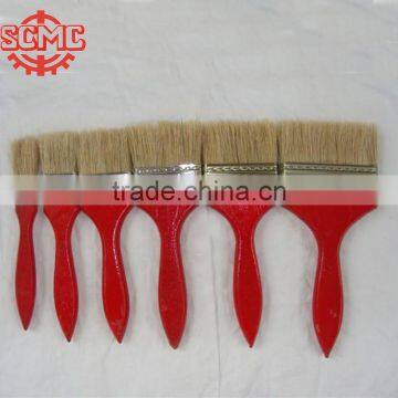 plastic handle tin plated ferrule mixed brislte paint brush