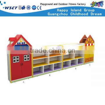 (HC-3105)Kindergarten Wooden Furniture Kids Storage Cabinet