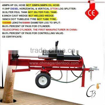 used gas log splitter hydraulic (LS37T-B1-1050mm) 37Ton