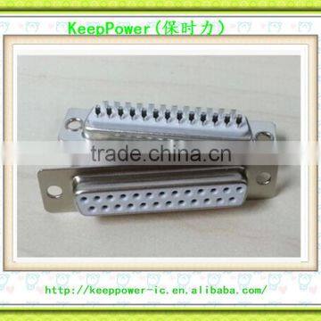 D-SUB2.0 series DB25P white plastic core female wire connector