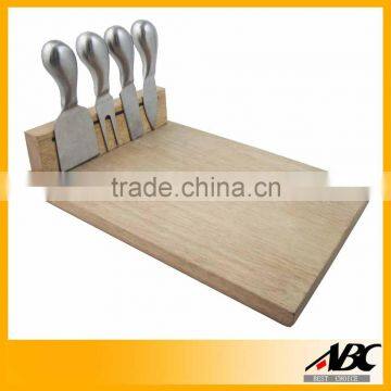 Good Quality Wooden Cheese Board Set