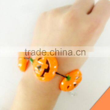 Halloween pumpkin light up bracelet