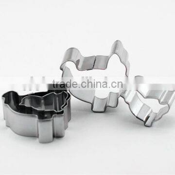 100% food grade stainless steel cookie cutter wholesale cock hen shape biscuit mold animal cookie cutter set