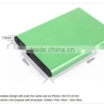 5000mAh Hot Selling Ultra Thin Power Bank With Power Switch photo-4