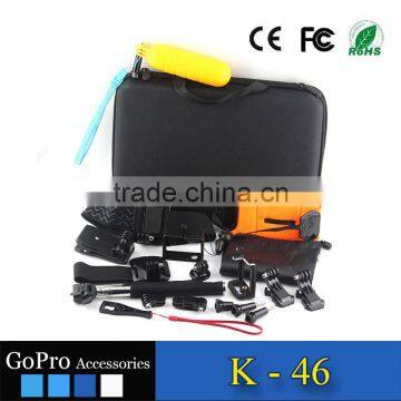 Hot Selling Cheap 19 in 1 Kit Used for Gopros Heros 4 Accessories Set of Action Camera Cases photo-2