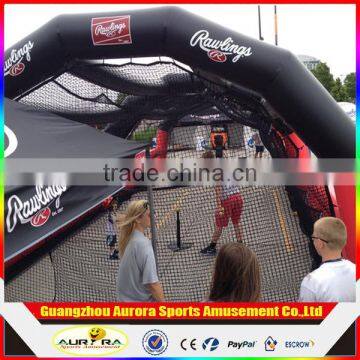 Inflatable Baseball Cage Large Inflatable Batting Cage Outdoor Play