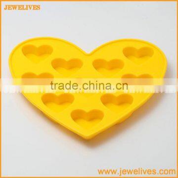 Heart shape silicone ice mold