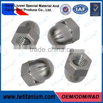 Gr2/Gr5 DIN1587 Titanium Hexagon Metric Cap Nuts