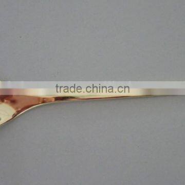 wholesale stainless gold plated spoon for promotional gift