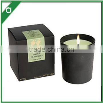 Personalized Black Scented Candles With Color Gift Box and Custom Sticker photo-2