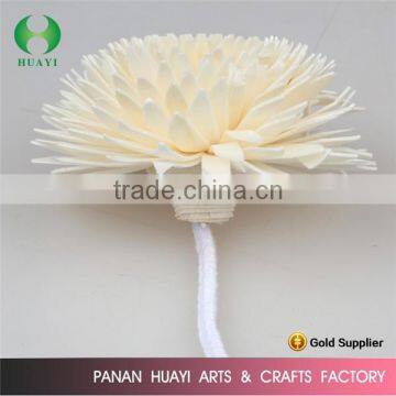 Reed Diffuser Handmade White Sola Wood Perfume Flowers 8CM photo-3