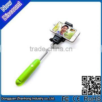 Wired Self-timer Monopod For Mobile Phone For Iphone For Smasung No Charge No Bluetooth photo-2