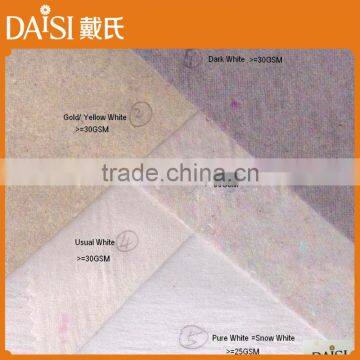 Colorful nonwoven fabric 100% recycled embroidery backing paper for garment in China