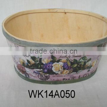 newest outdoor beautiful wooden flower pot