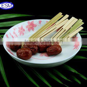 Eco-friendly prongs bamboo marshmallow roasting fork