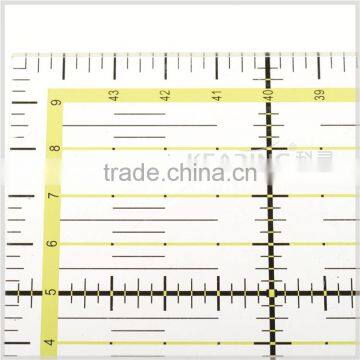 Kearing Manufacture 45*10cm Transplant Rigid Plastic Quiting Ruler for Fashion Design#KPR4510 photo-4