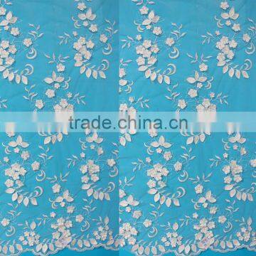 Fashion African Tull Embroidery 3d Lace Dress Fabric photo-2