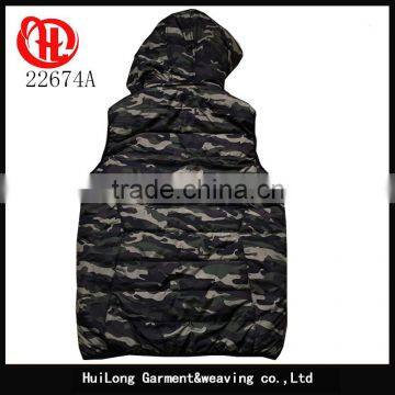 Customized Autumn Spring Camouflage Padded Men Camo Wholesale Vests photo-2