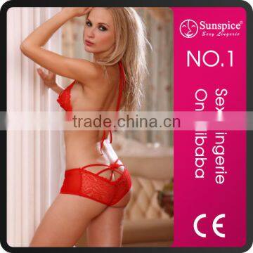 Women Sexy Sheer Mesh Bra Short Sets Lingerie photo-3