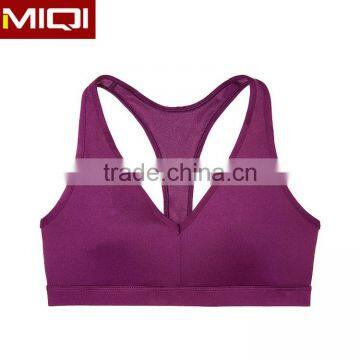 2017 High Quality Custom Made Comfortable gym sports bra for women