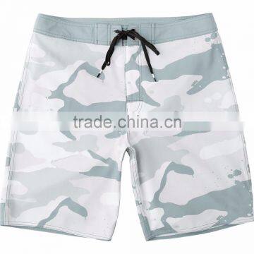 Mens Boardshorts For Daily Surf Sessions Custom Polyester Elastane Beachwear Quick Drying Stretch Fabric Swim Trunk photo-2