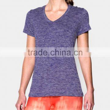 Slim Fit Womens t Shirt, Tri-blend t Shirt Wholesale, Womens Gym t Shirt photo-5