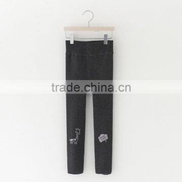 S15243A Winter Girl Cotton Leggings Wholesale Children Elastic Long Pants photo-5