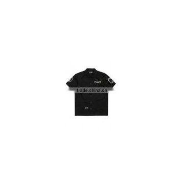 Black Soldier Cotton Shirt