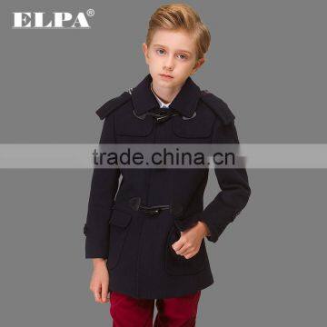 Boys High Quality Colorful Handsome Wool Coat photo-5