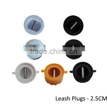 New Surf Leashes Plugs Black and White 2.5cm Surfing Leash Box