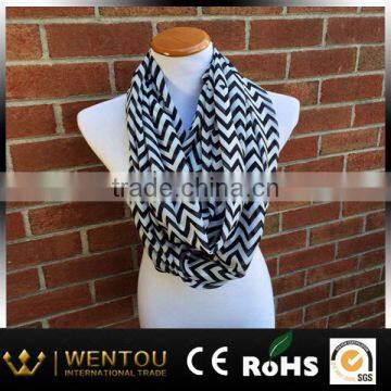 Wholesale Monogram Chevron Infinity Scarf photo-5