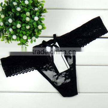 Lace & Cotton Sexy Girls Wearing Thongs Sexy Transparent Thong Panties photo-4