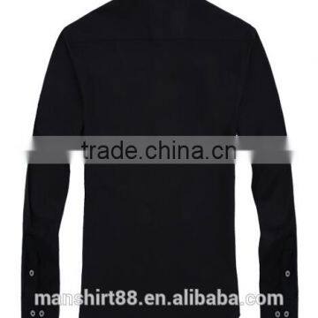 Latest New Design Mandarin Collar Cotton Men Shirts photo-3