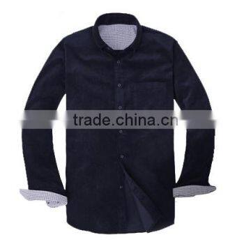 2016 Royal Style Multicolor Slim Fit Men Corduroy Shirt photo-3