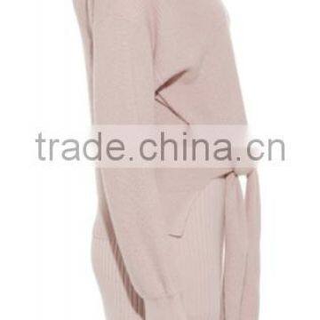 2018 OEM Custom-Made Womens Full Sleeve Sweater Dresses and Cardigan in One Set photo-3